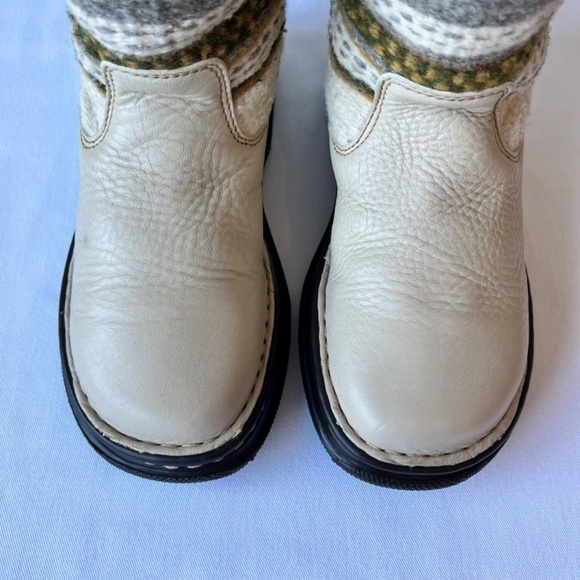 Born Southwestern Aztec style tapestry wool and leather midi boot - Picture 7 of 12